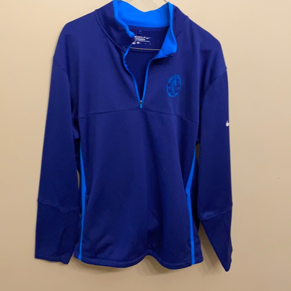 Nike golf 1/4 zip with logo
